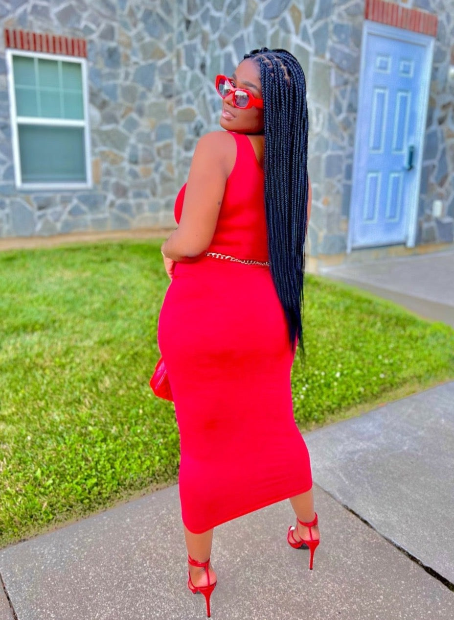 Carmine Maxi Dress – Monet's Closet
