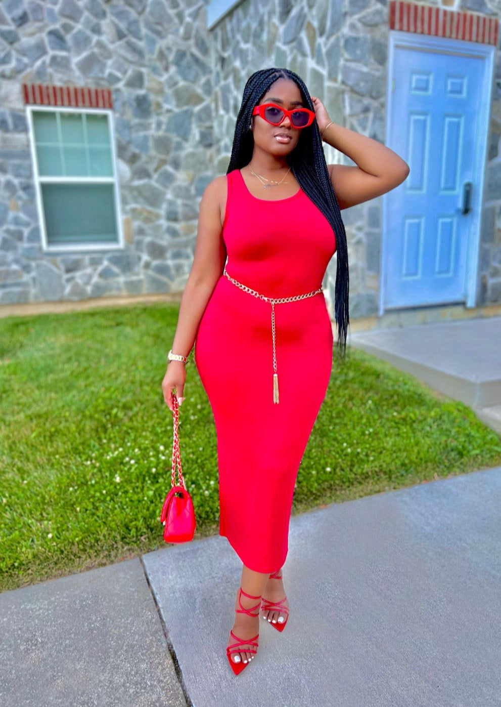 Carmine Maxi Dress – Monet's Closet